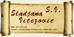 Slađana Vitezović vizit kartica